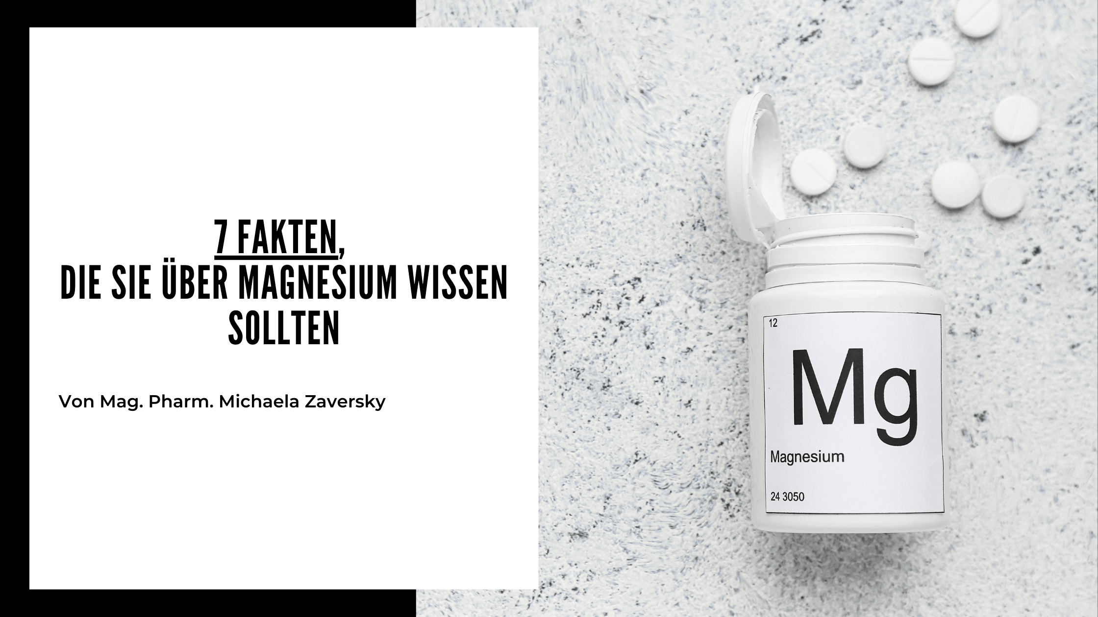 7 Fakten, sie Sie über Magnesium wissen sollten - Apotheke Zaversky