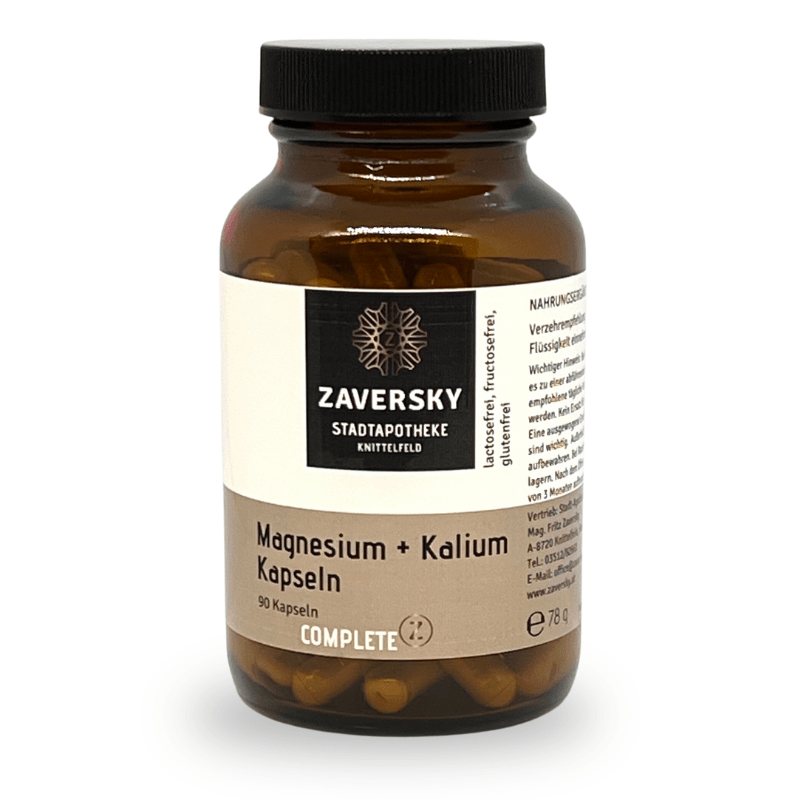 Magnesium+Kalium - Nahrungsergänzung - Apotheke Zaversky