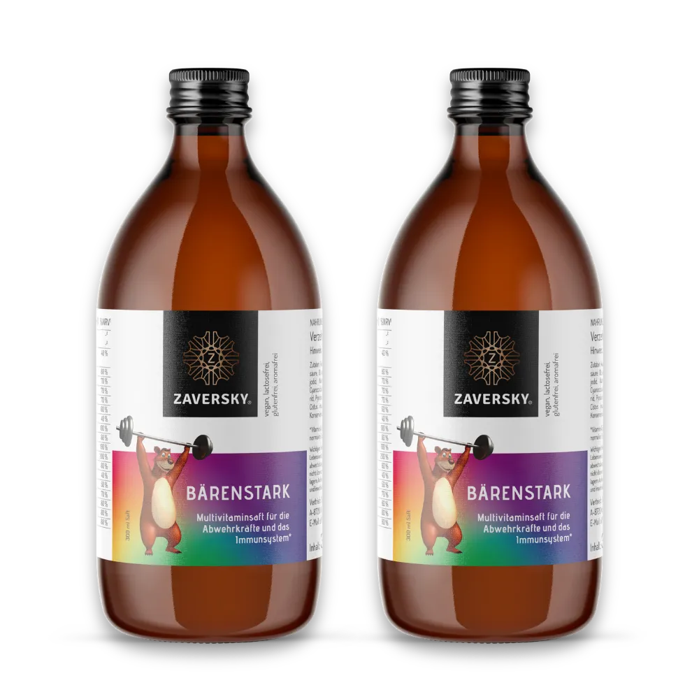 Bärenstark Multivitaminsaft mit B12 für die Abwehrkräfte und das Immunsystem
