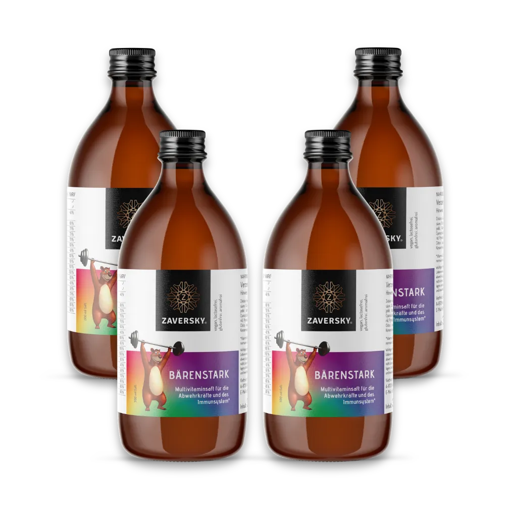 Bärenstark Multivitaminsaft mit B12 für die Abwehrkräfte und das Immunsystem
