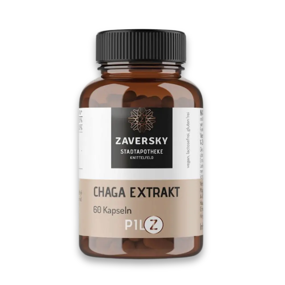 Chaga Extrakt - Nahrungsergänzung - Apotheke Zaversky