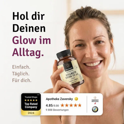 Kollagen Drink to Go – SPEZIALEDITION Ananas/Zitrone + Glycin - Apotheke Zaversky