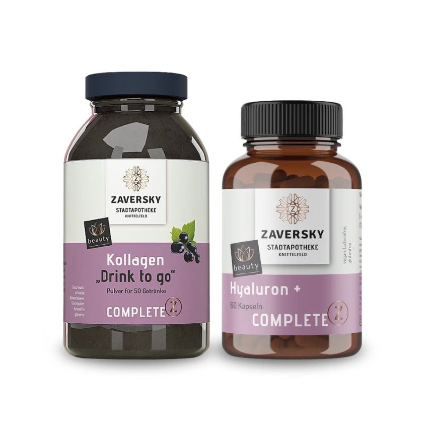 Kollagen & Hyaluron Plus - abgestimmte Nährstoff - Kombination - Bundle - Apotheke Zaversky