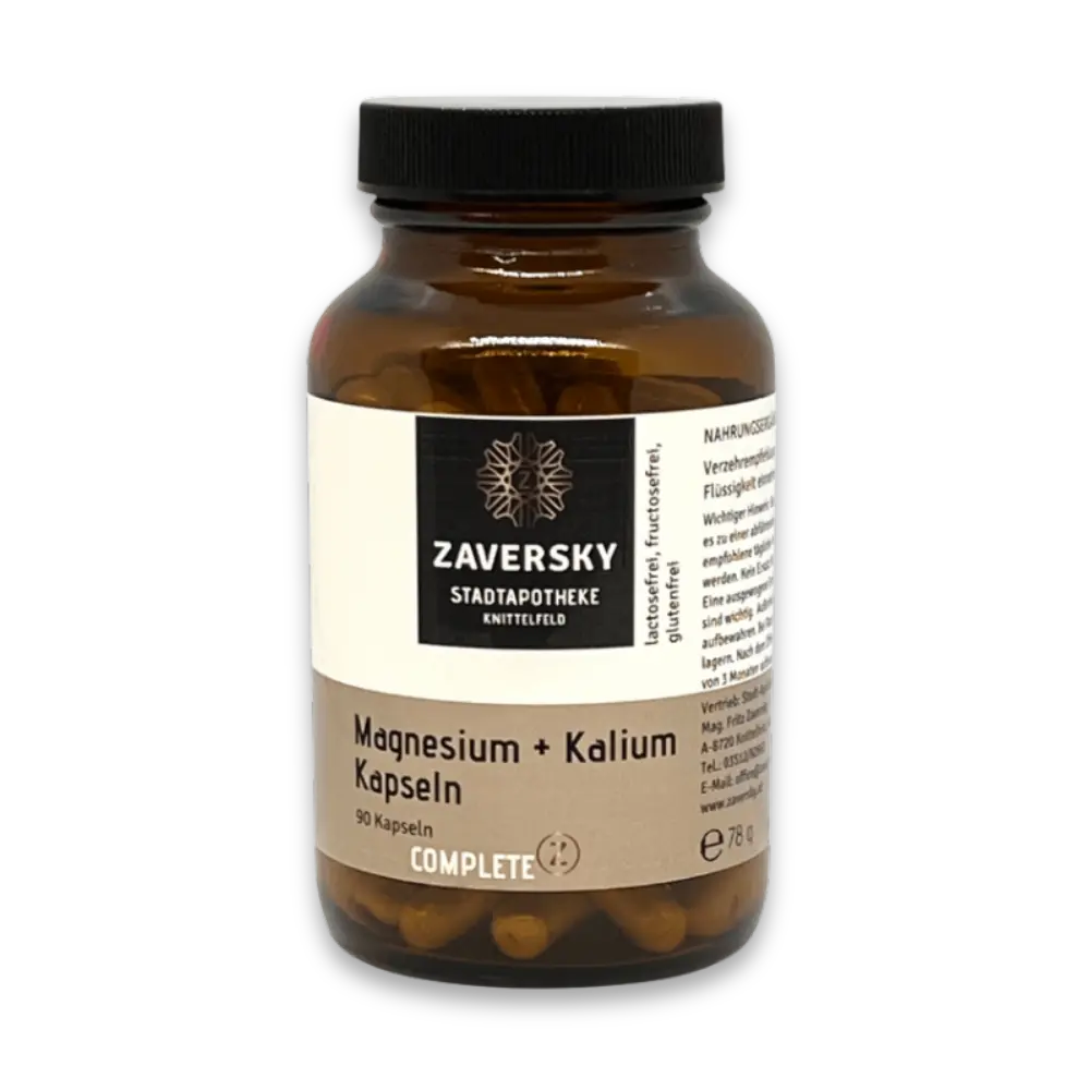 Magnesium+Kalium - Nahrungsergänzung - Apotheke Zaversky