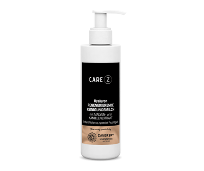 Sanfte regenerierende Reinigungsmilch mit Hyaluron - Entfernt Make - Up und spendet Feuchtigkeit - Kosmetika - Apotheke Zaversky