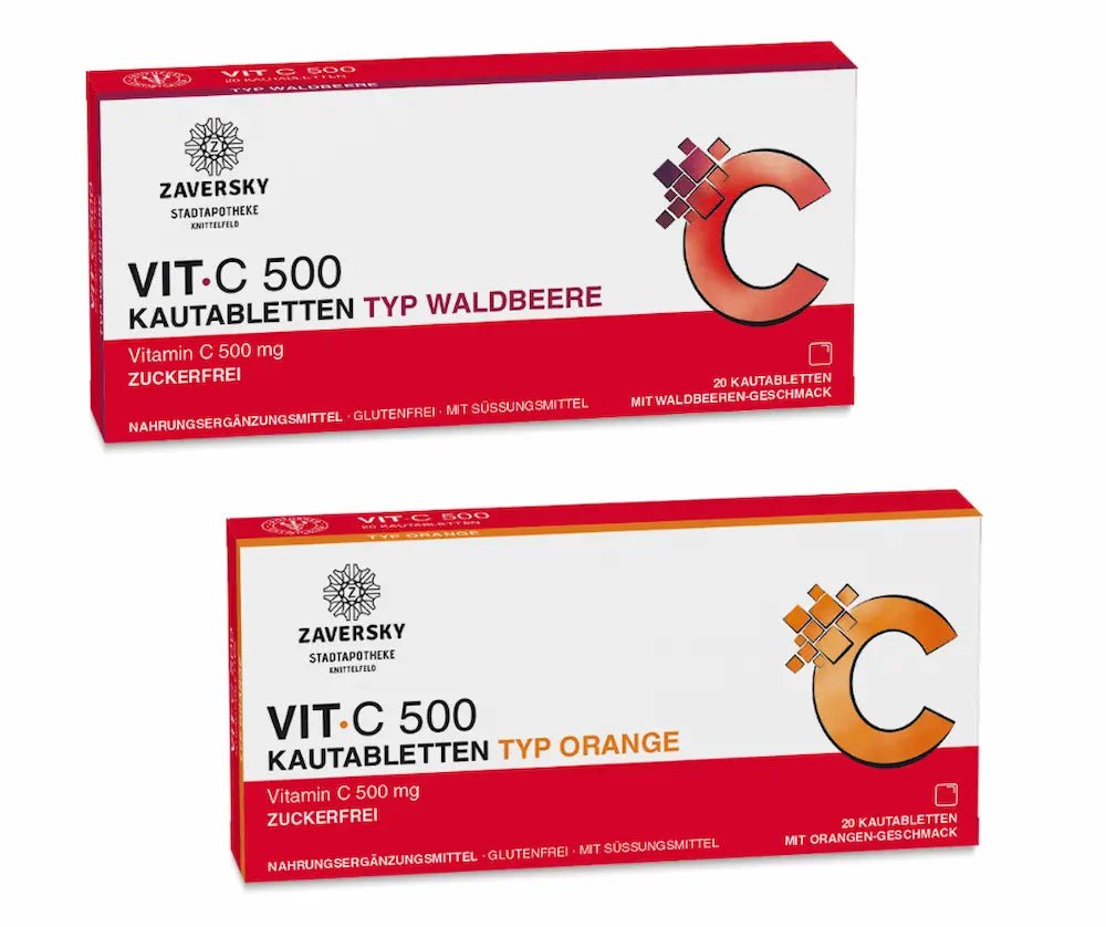 VIT•C 500 - Typ Waldbeere - Nahrungsergänzung - Apotheke Zaversky