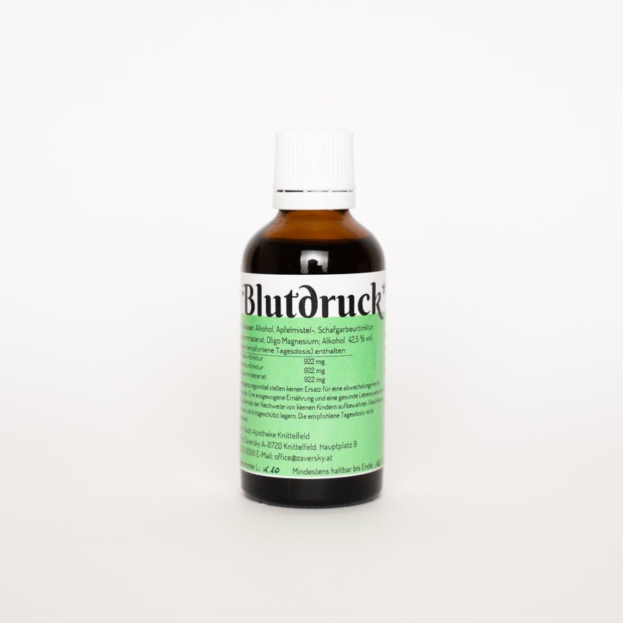 Blutdruck Tropfen Mann - Hausapotheke - Apotheke Zaversky