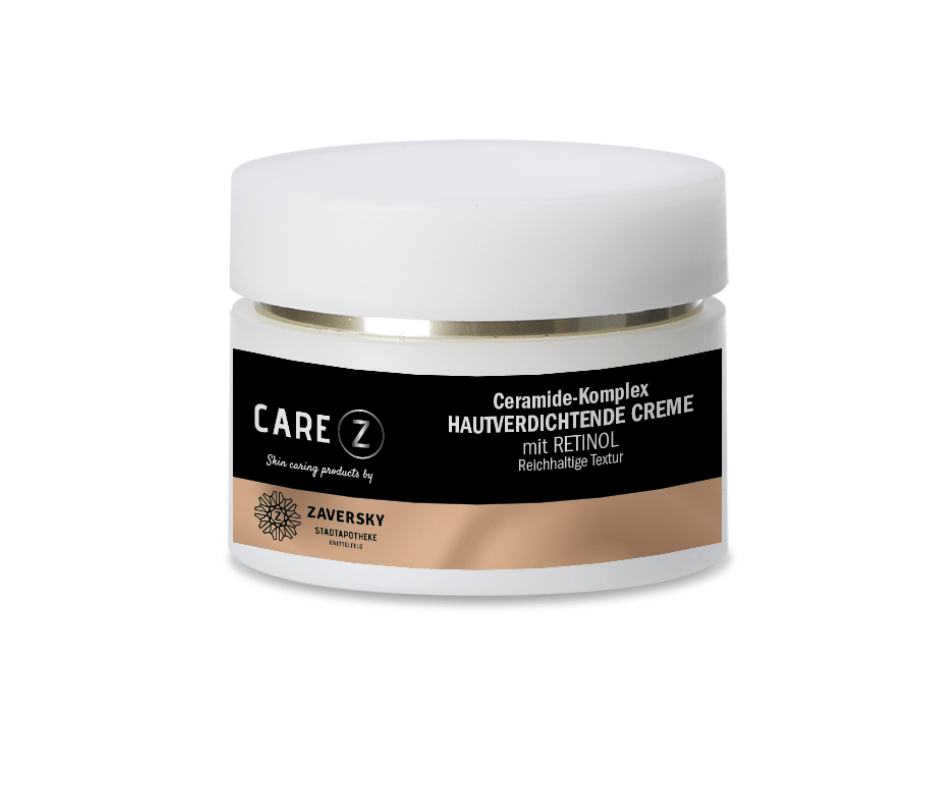 Ceramide - Komplex Hautverdichtende Creme mit Retinol - reichhaltige Textur CareZ - Kosmetika - Apotheke Zaversky