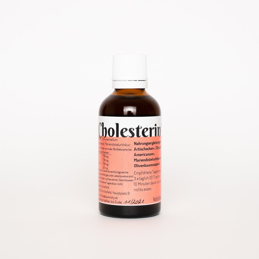 Cholesterin Tropfen - Hausapotheke - Apotheke Zaversky