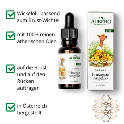 Prinzessin Angelika - Wickelöl für den Brust - Wichtel - Hausapotheke - Apotheke Zaversky