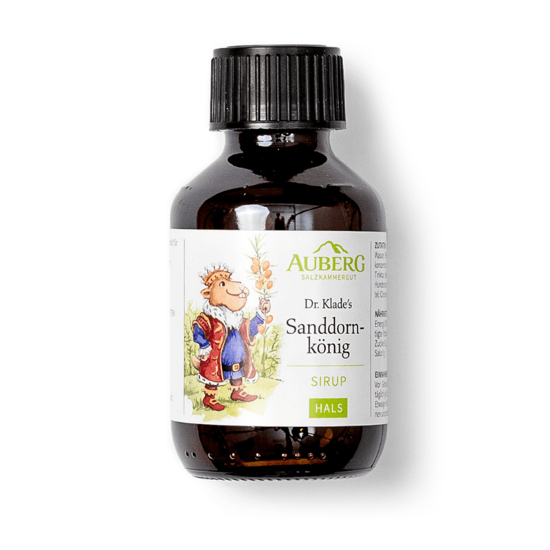 Sanddornkönig - Sirup mit Sanddornsaft und Propolis - Hausapotheke - Apotheke Zaversky